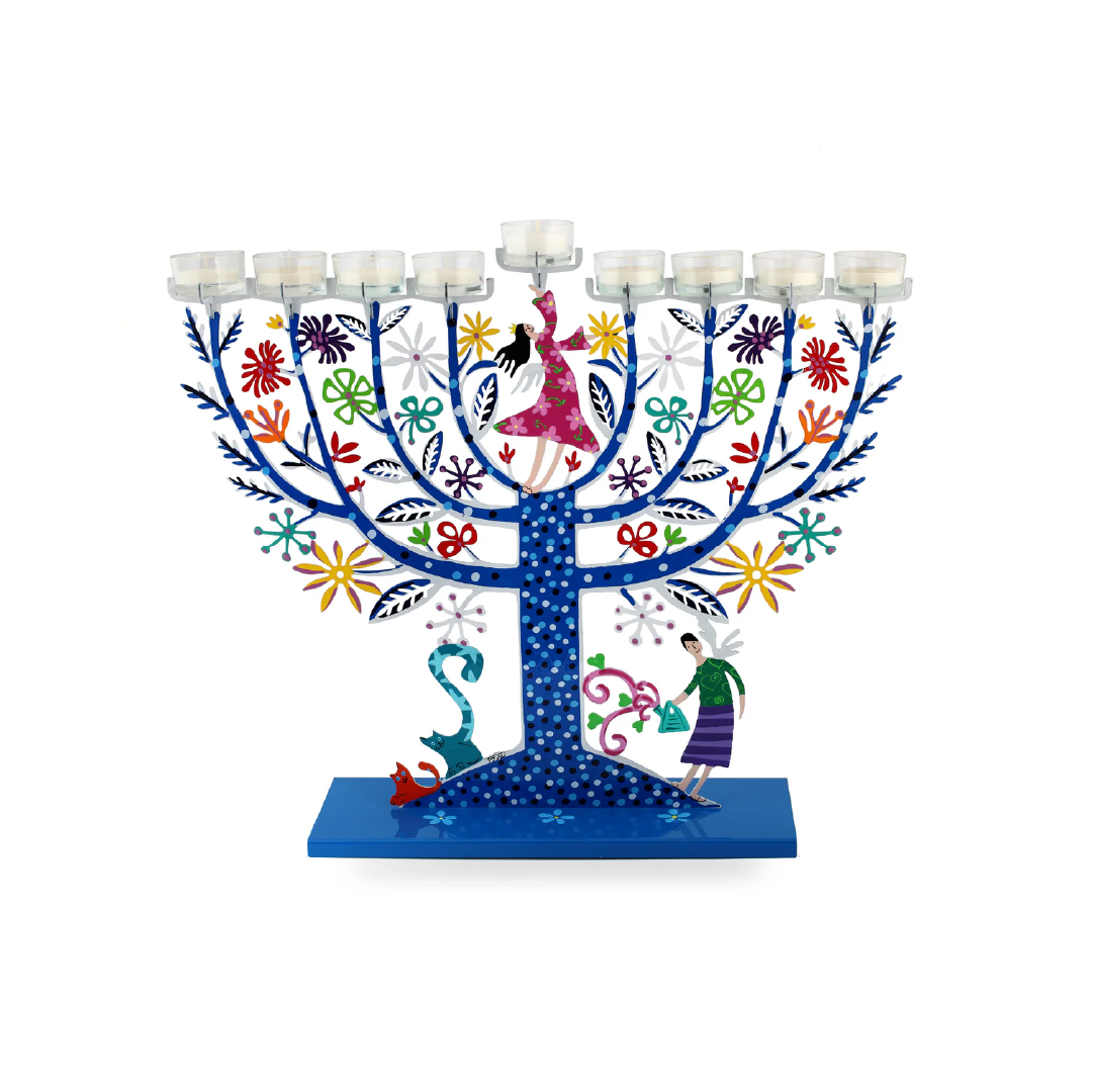 Family Tree Hanukkiah