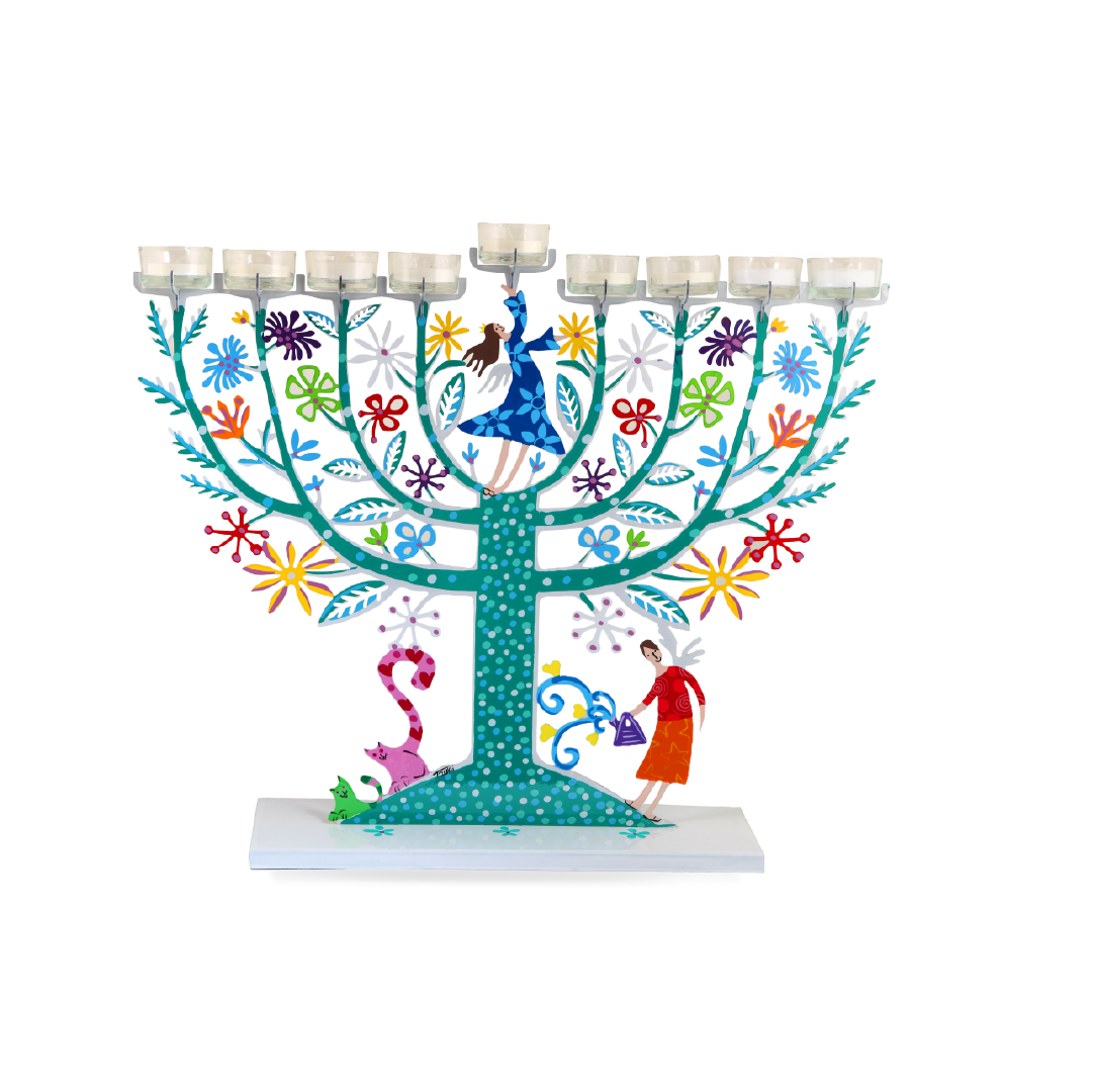 Family Tree Hanukkiah