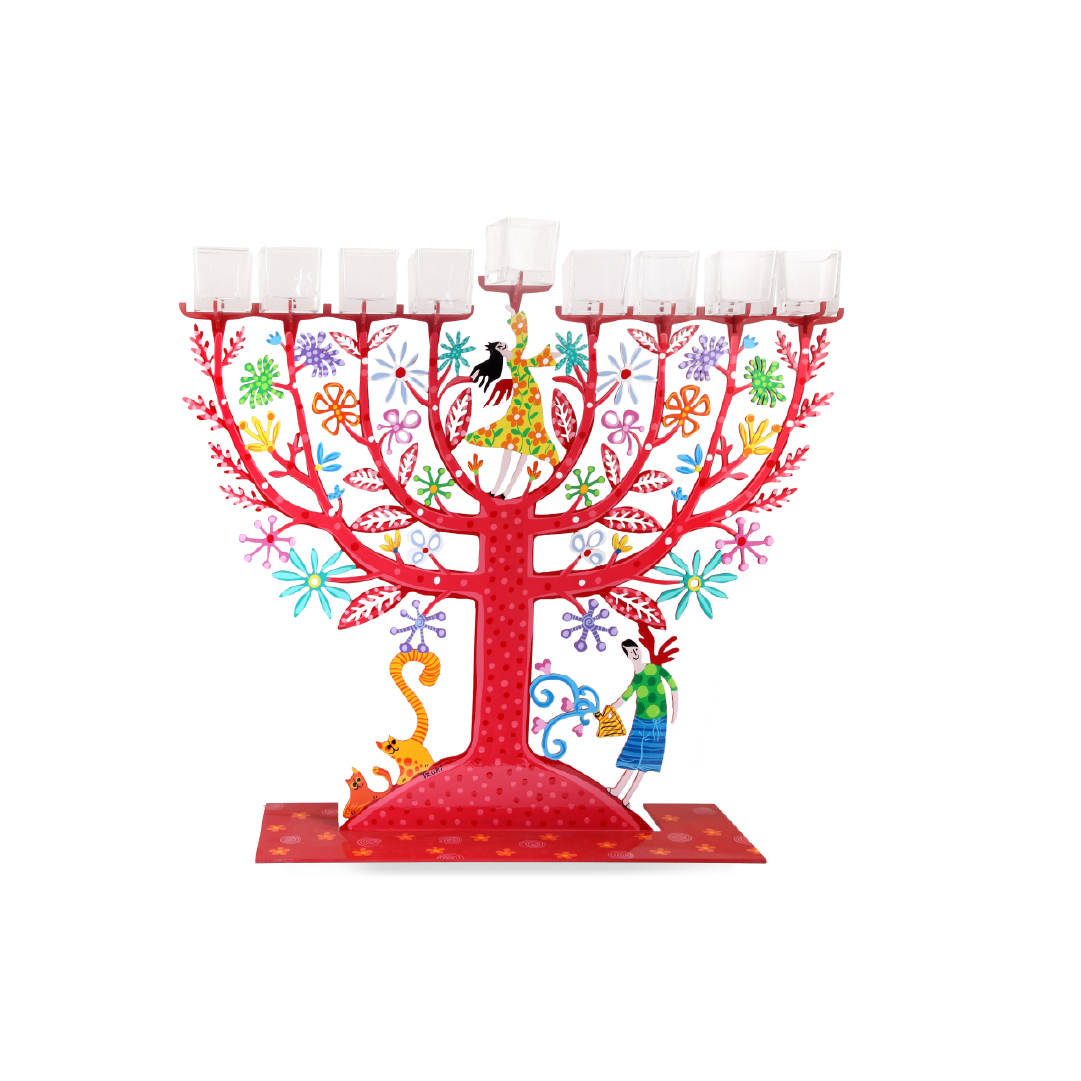 Family Tree Hanukkiah