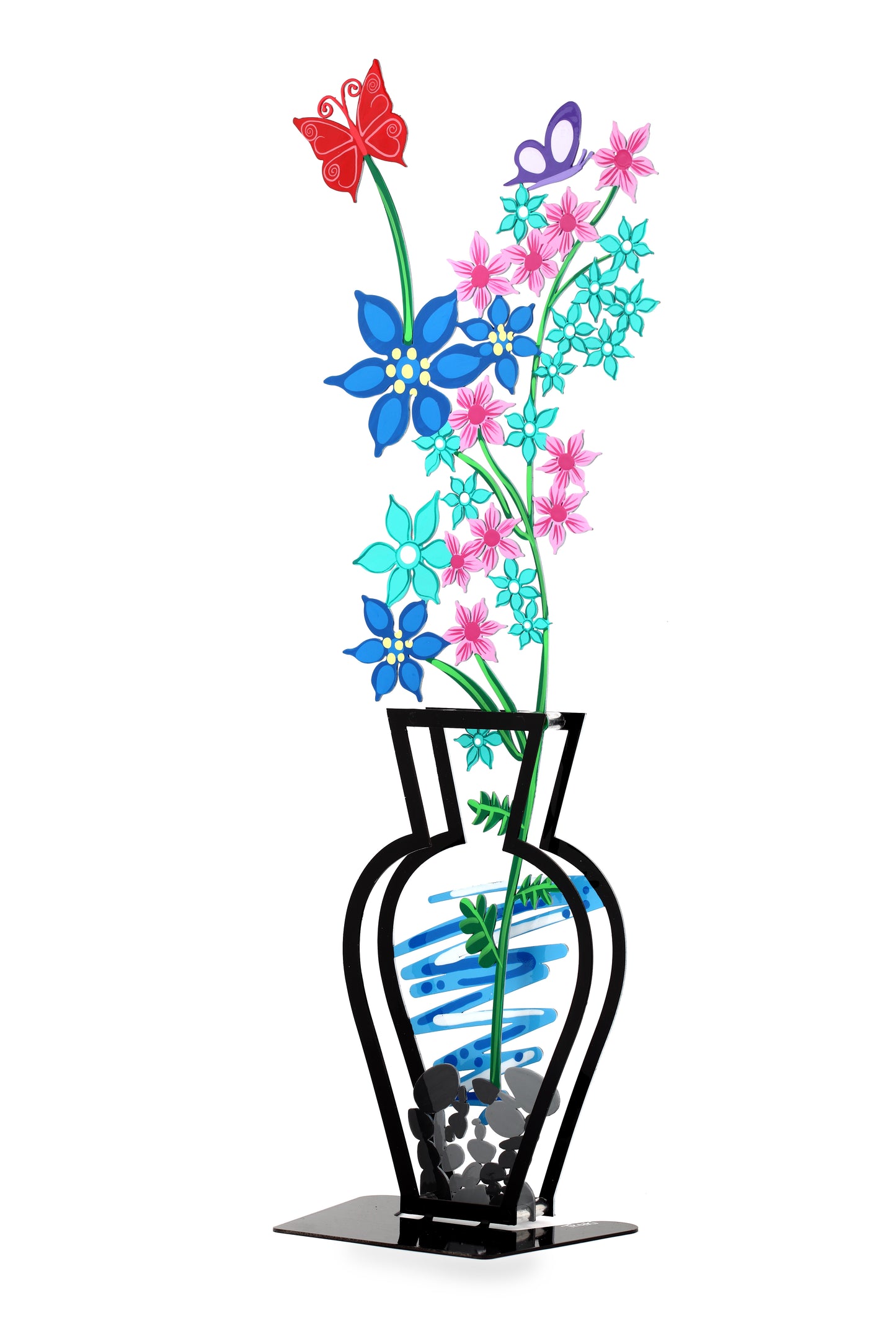 Wild Plant Vase (Blue)