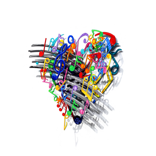 Musical Heart (Small)
