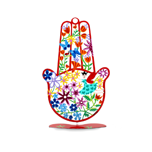Spring Hamsa with Stand