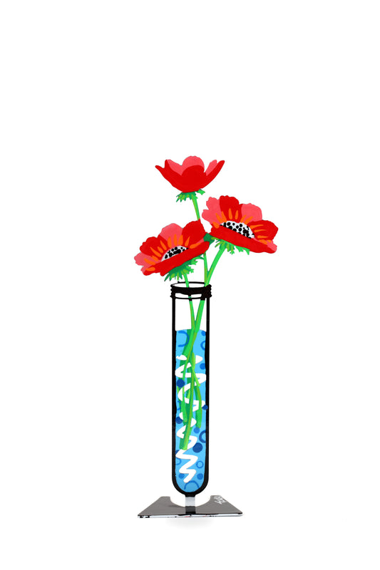 Anemone Flower Tube (Red)