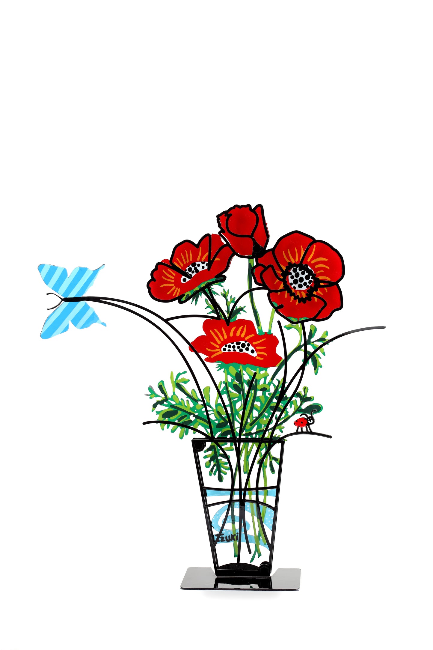 Anemone Flower Vase (Red)