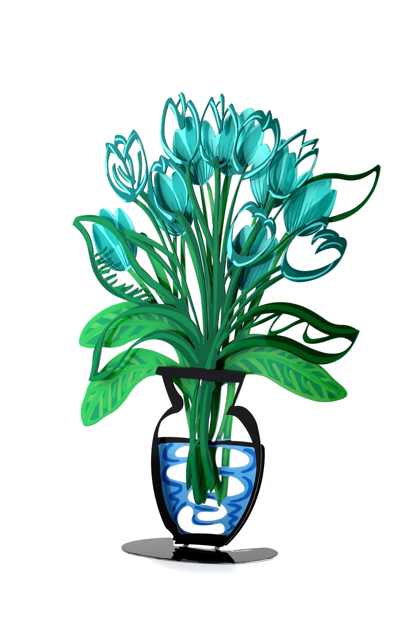 Tulip Vase (Turquoise)