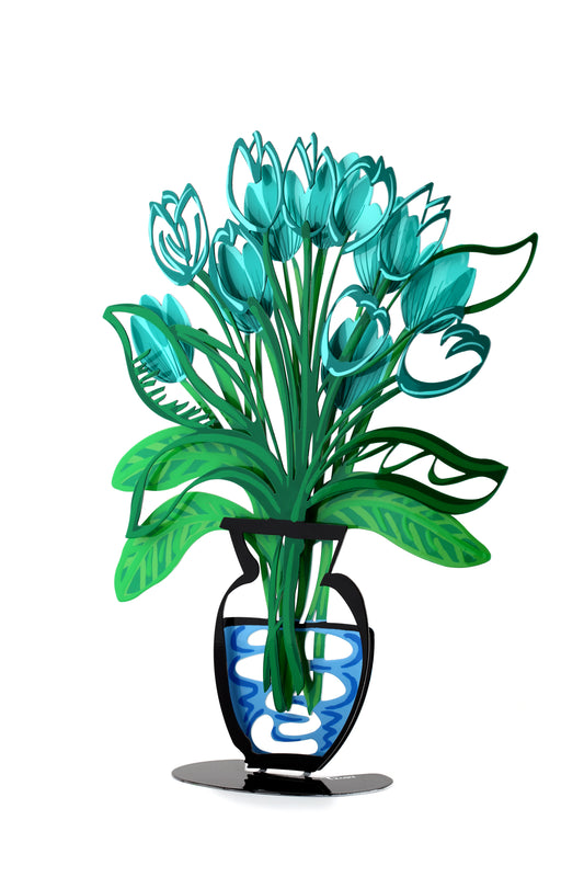 Tulip Vase (Turquoise)