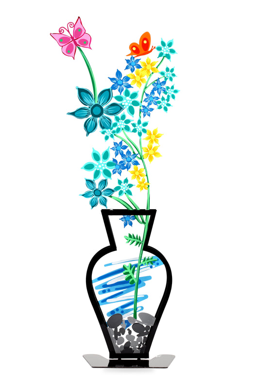 Wild Plant Vase (Turquoise)