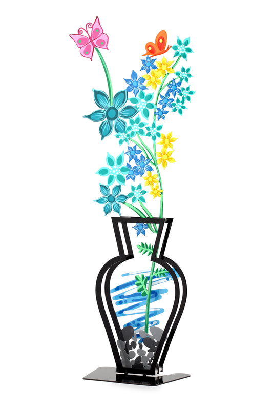 Wild Plant Vase (Turquoise)
