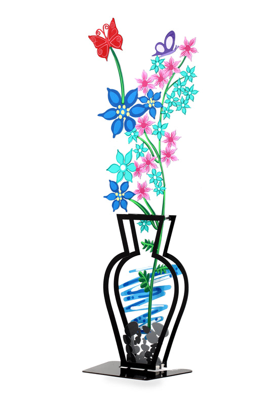 Wild Plant Vase (Blue)