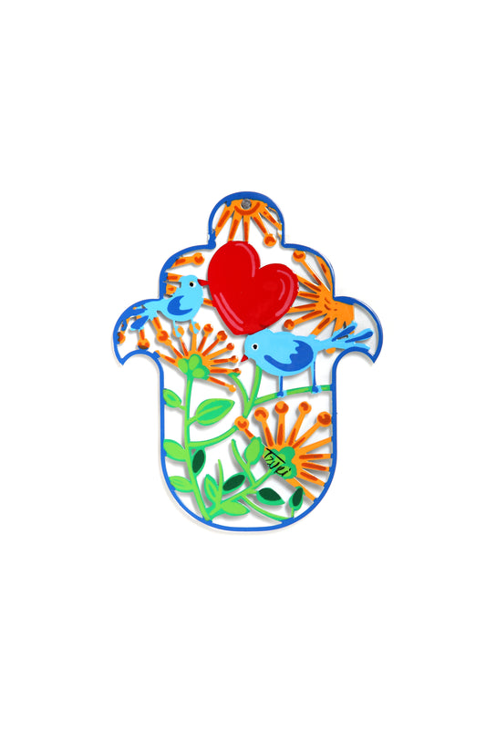 Bird Hamsa (Blue)