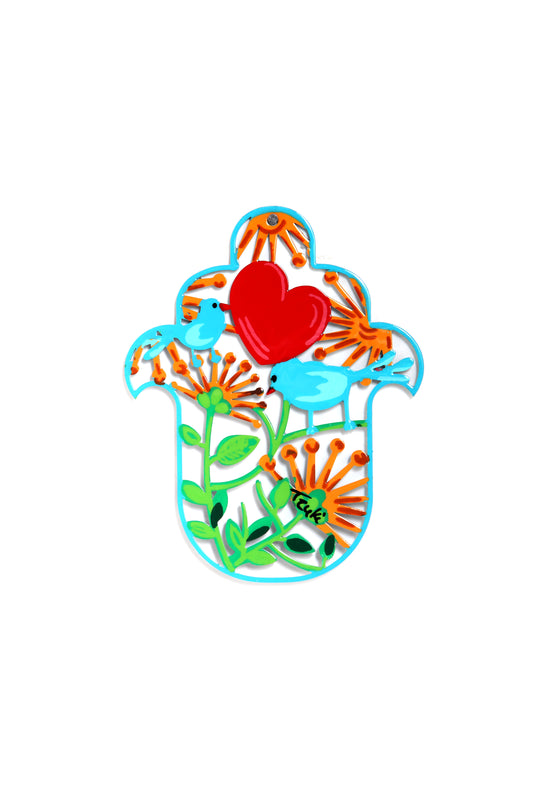 Bird Hamsa (Turquoise)