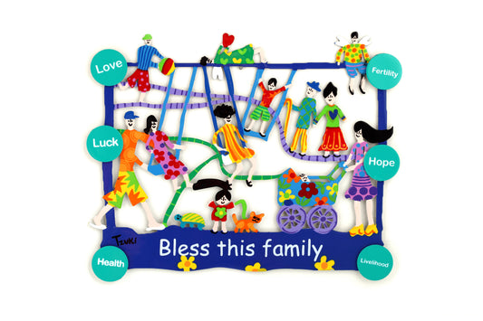 One Family, One Garden (Blue)