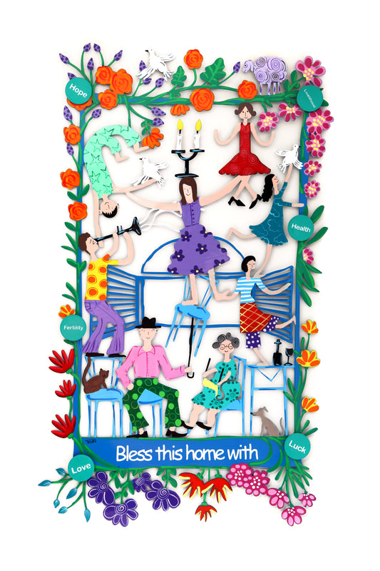 Bless This Home (Blue)