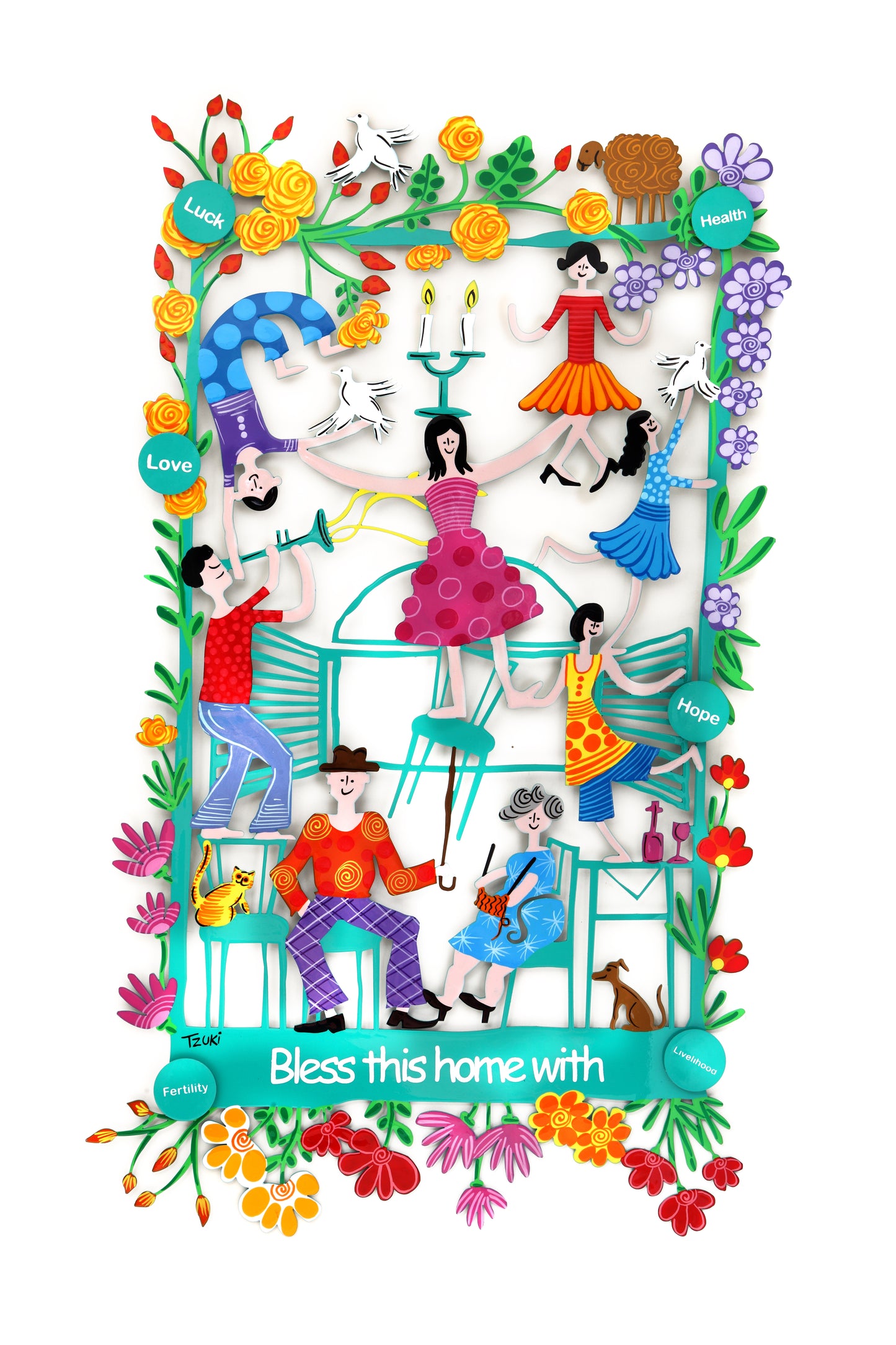 Bless This Home (Turquoise)