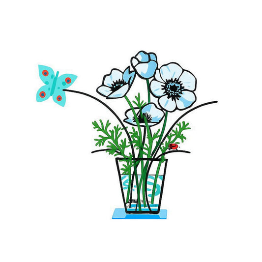 Anemone Flower Vase (White)
